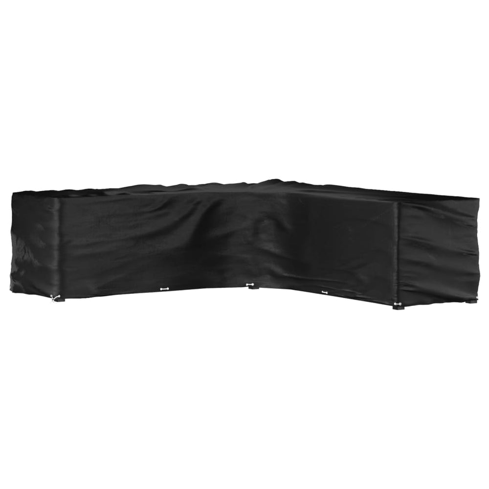 vidaXL L-shaped Garden Furniture Cover 20 Eyelets 300x300x90 cm