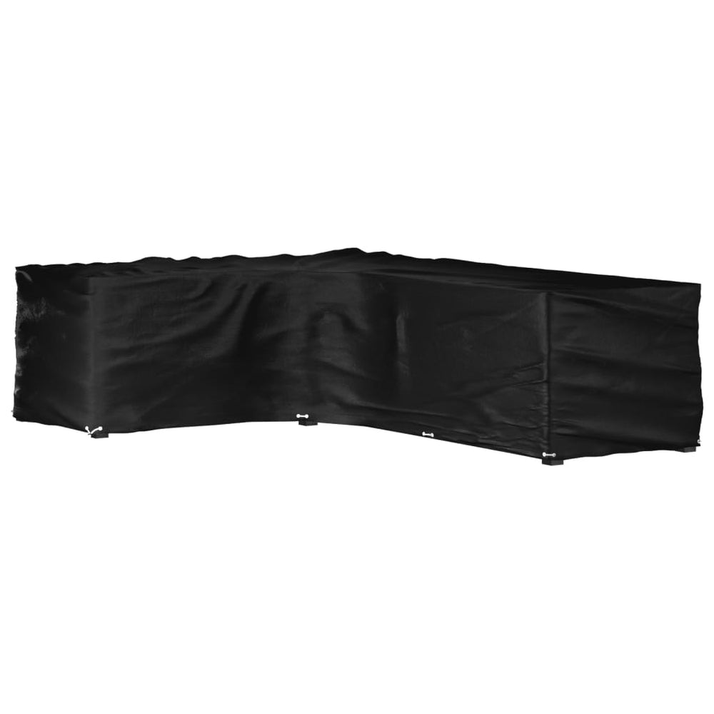vidaXL L-shaped Garden Furniture Cover 18 Eyelets 220x285x80 cm