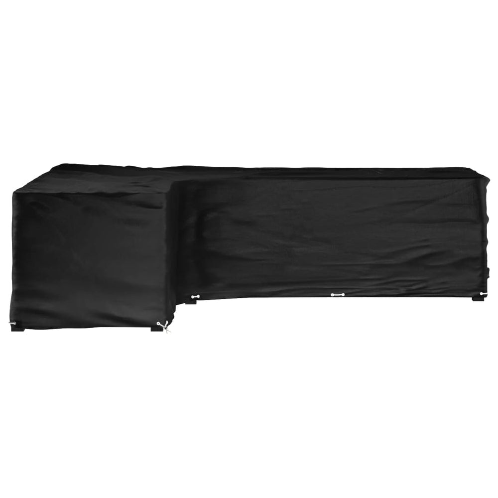 vidaXL L-shaped Garden Furniture Cover 18 Eyelets 220x285x80 cm