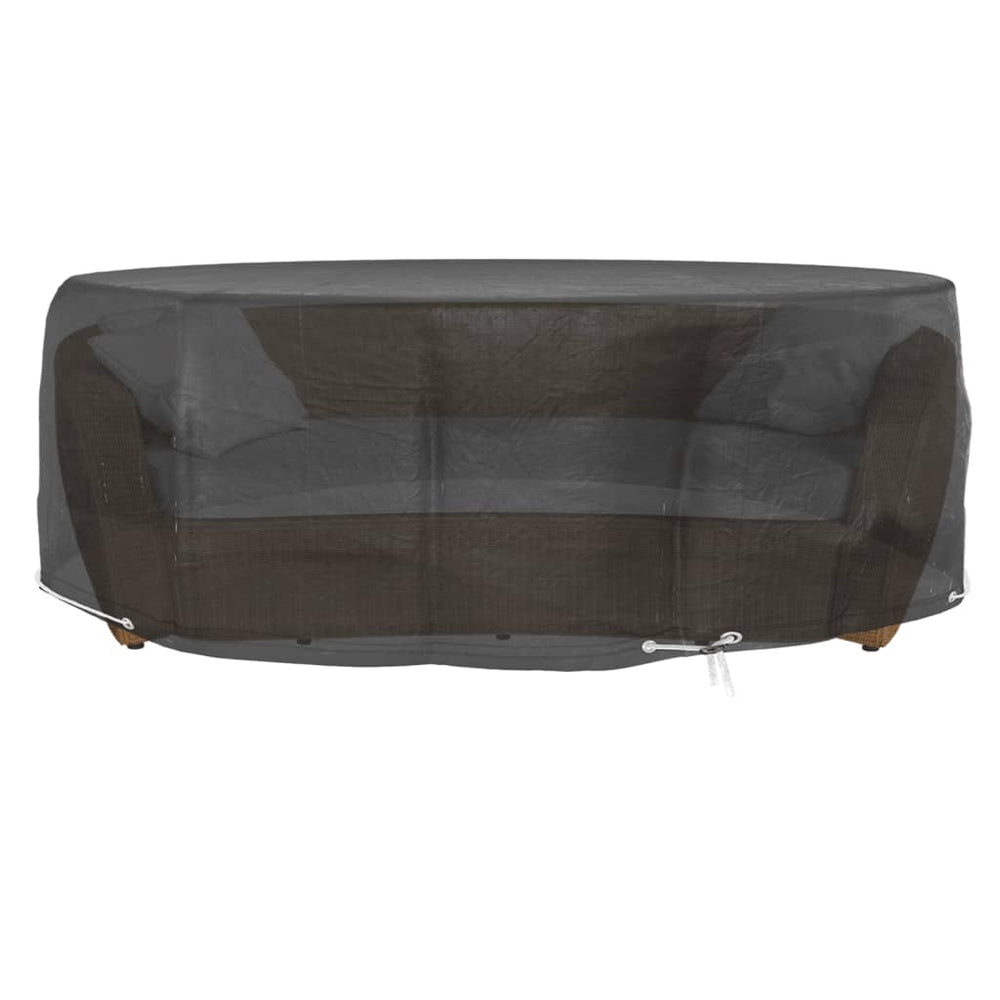 vidaXL Lounge Island Cover 10 Eyelets Ø236x67 cm Round