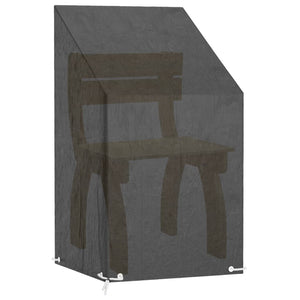 vidaXL Garden Chair Cover 8 Eyelets 65x65x80/120 cm Polyethylene