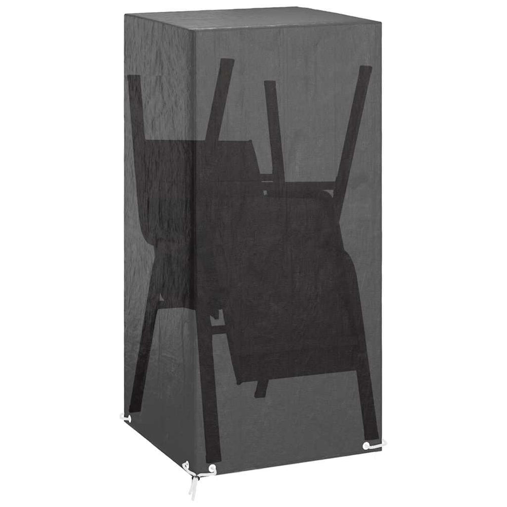 vidaXL Garden Chair Cover 8 Eyelets 75x70x140 cm Polyethylene