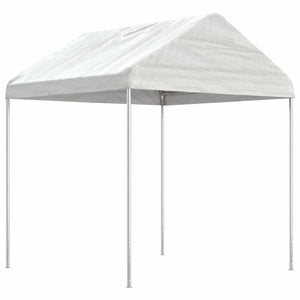vidaXL Gazebo with Roof White 11.15x2.28x2.69 m Polyethylene