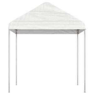 vidaXL Gazebo with Roof White 11.15x2.28x2.69 m Polyethylene