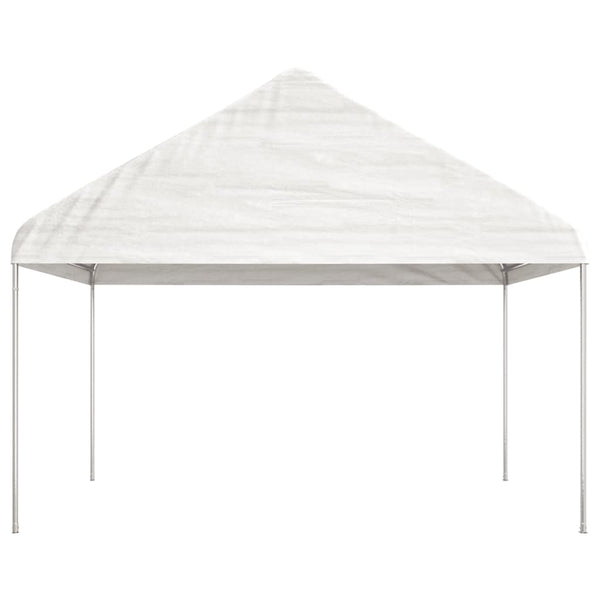 vidaXL Gazebo with Roof White 20.07x4.08x3.22 m Polyethylene