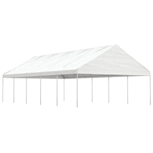 vidaXL Gazebo with Roof White 11.15x5.88x3.75 m Polyethylene