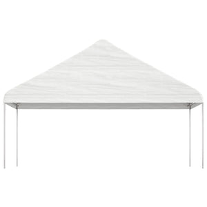vidaXL Gazebo with Roof White 11.15x5.88x3.75 m Polyethylene