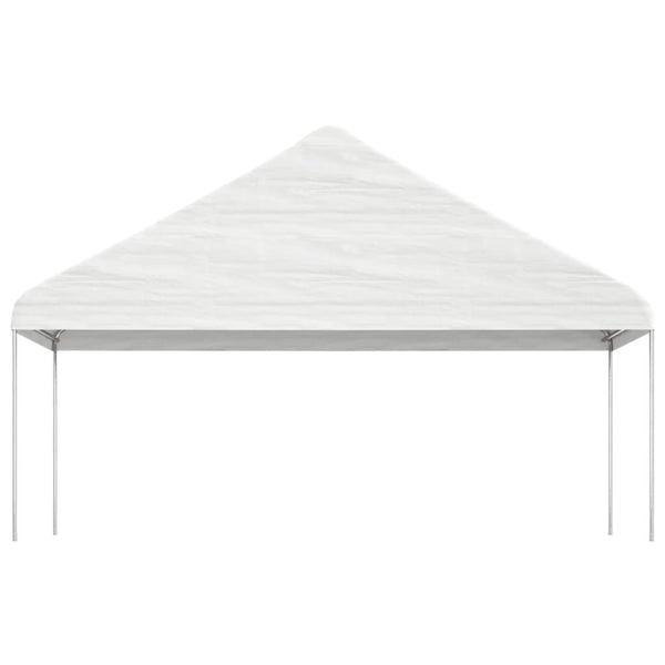 vidaXL Gazebo with Roof White 11.15x5.88x3.75 m Polyethylene