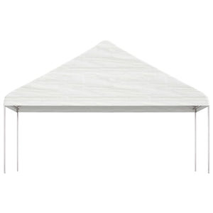 vidaXL Gazebo with Roof White 20.07x5.88x3.75 m Polyethylene