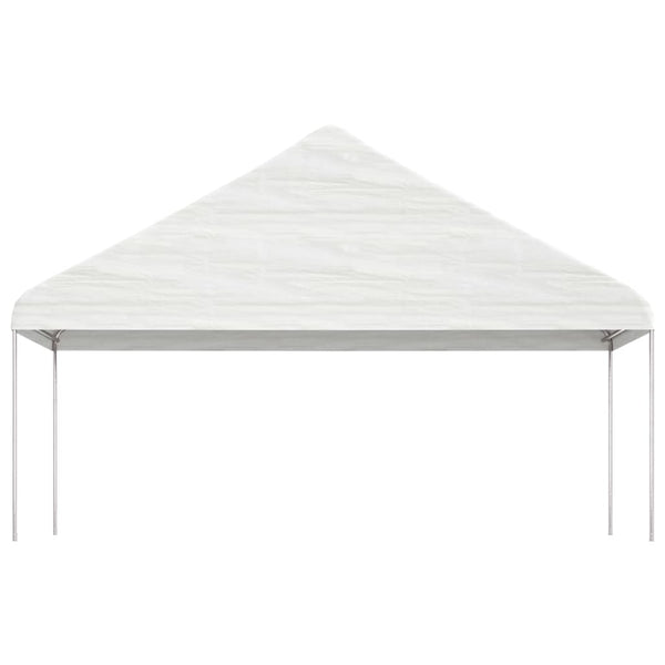 vidaXL Gazebo with Roof White 20.07x5.88x3.75 m Polyethylene