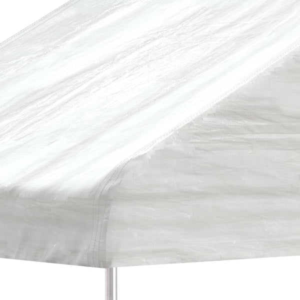 vidaXL Gazebo with Roof White 20.07x5.88x3.75 m Polyethylene