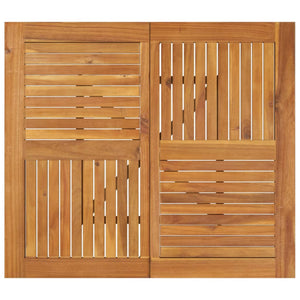 vidaXL Garden Table 85x85x75 cm Solid Acacia Wood