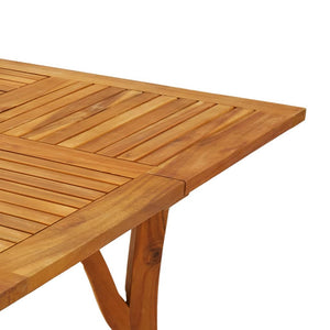 vidaXL Garden Table 85x85x75 cm Solid Acacia Wood