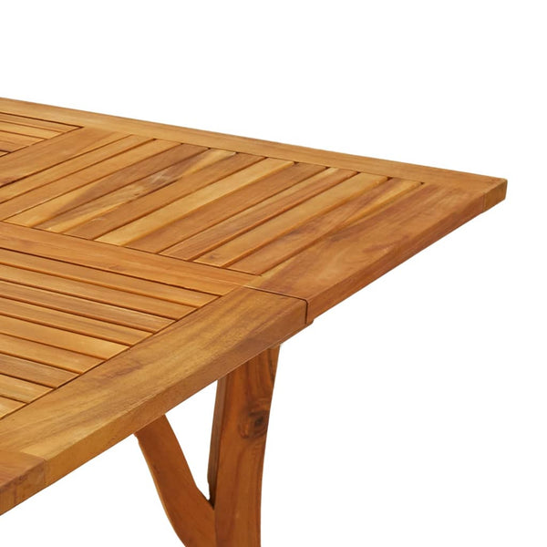 vidaXL Garden Table 85x85x75 cm Solid Acacia Wood