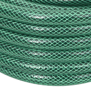 vidaXL Garden Hose with Connector Set Green 0.5" 30 m PVC