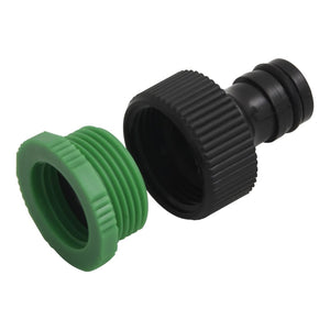 vidaXL Garden Hose with Connector Set Green 0.5" 100 m PVC