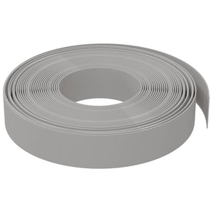 vidaXL Lawn Edging 3 pcs. Grey 10 m 10 cm Polyethylene