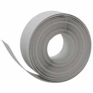 vidaXL Lawn Edging 2 pcs. Grey 10 m 20 cm Polyethylene