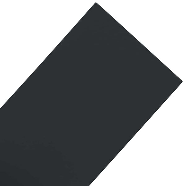vidaXL Lawn Edging 2 pcs. Black 10 m 20 cm Polyethylene