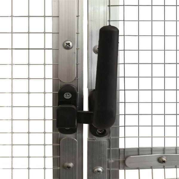 vidaXL Aviary Silver 1.79x2x1.85 m Aluminum