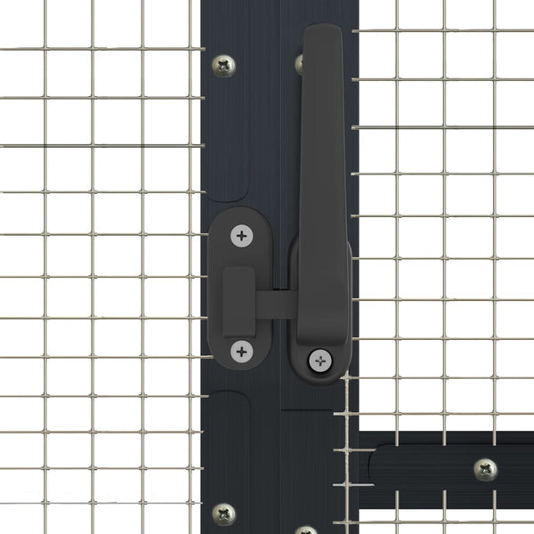 vidaXL Aviary Anthracite 1.79x4x1.85 m Aluminum