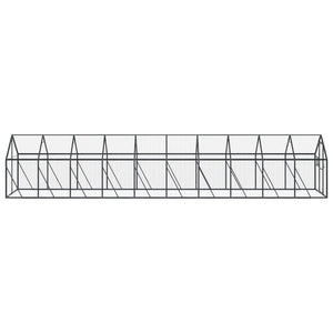 vidaXL Aviary Anthracite 1.79x10x1.85 m Aluminum