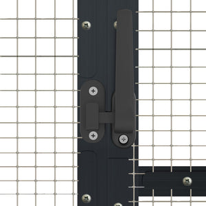 vidaXL Aviary Anthracite 1.79x10x1.85 m Aluminum