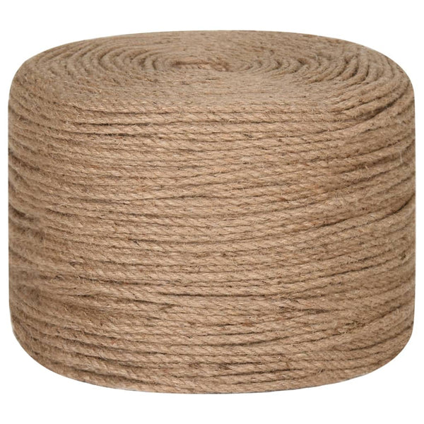 vidaXL Jute Rope 250 m Length 4 mm Thickness
