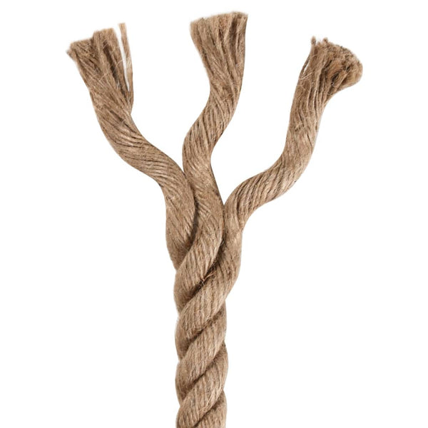 vidaXL Jute Rope 250 m Length 8 mm Thickness