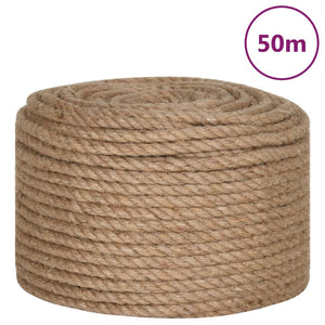 vidaXL Jute Rope 50 m Length 10 mm Thickness