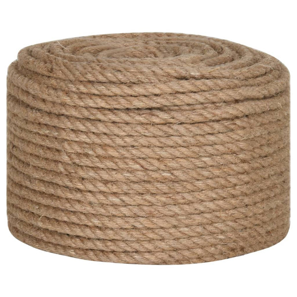 vidaXL Jute Rope 50 m Length 10 mm Thickness