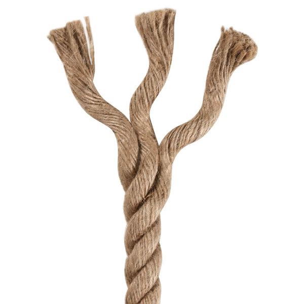 vidaXL Jute Rope 50 m Length 12 mm Thickness