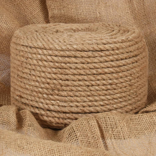 vidaXL Jute Rope 50 m Length 12 mm Thickness