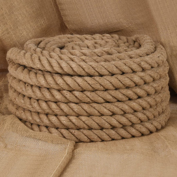 vidaXL Jute Rope 10 m Length 30 mm Thickness