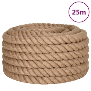 vidaXL Jute Rope 25 m Length 36 mm Thickness
