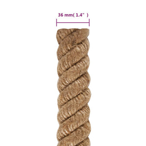 vidaXL Jute Rope 25 m Length 36 mm Thickness
