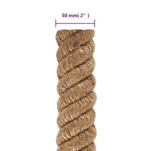 vidaXL Jute Rope 5 m Length 50 mm Thickness