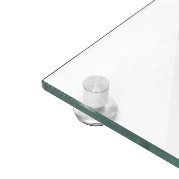 Lautsprecherständer, 2er Set, Silber