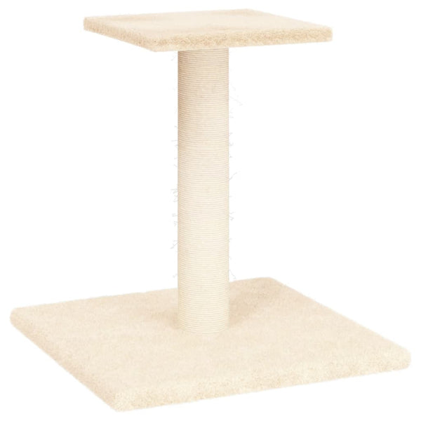 vidaXL Cat Tree with Platform Cream 38 cm