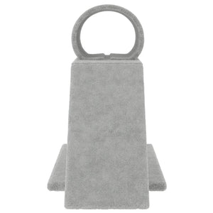 vidaXL Cat Tree with Tunnel and Ramp Light Grey 55.5 cm