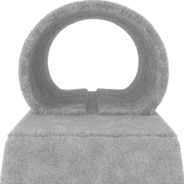 vidaXL Cat Tree with Tunnel and Ramp Light Grey 55.5 cm