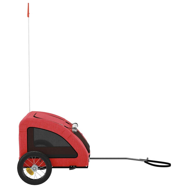 Hunde Fahrradanhänger Rot