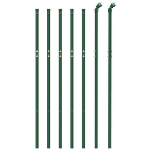 vidaXL Chicken Wire Fence Green 0.8x10 m