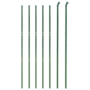 vidaXL Chain Link Fence Green 1.8x10 m