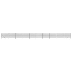 vidaXL Chain Link Fence Anthracite 1.6x25 m