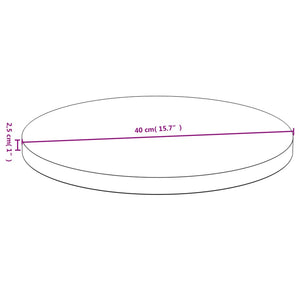 Bambus Tischplatte Ø40 cm