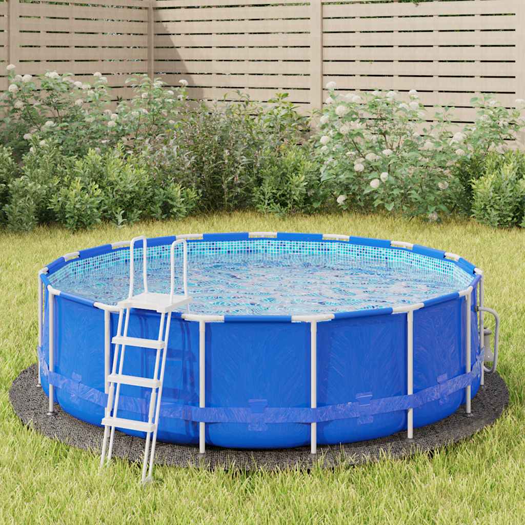 Pool Bodentuch Hellgrau Ø306 cm