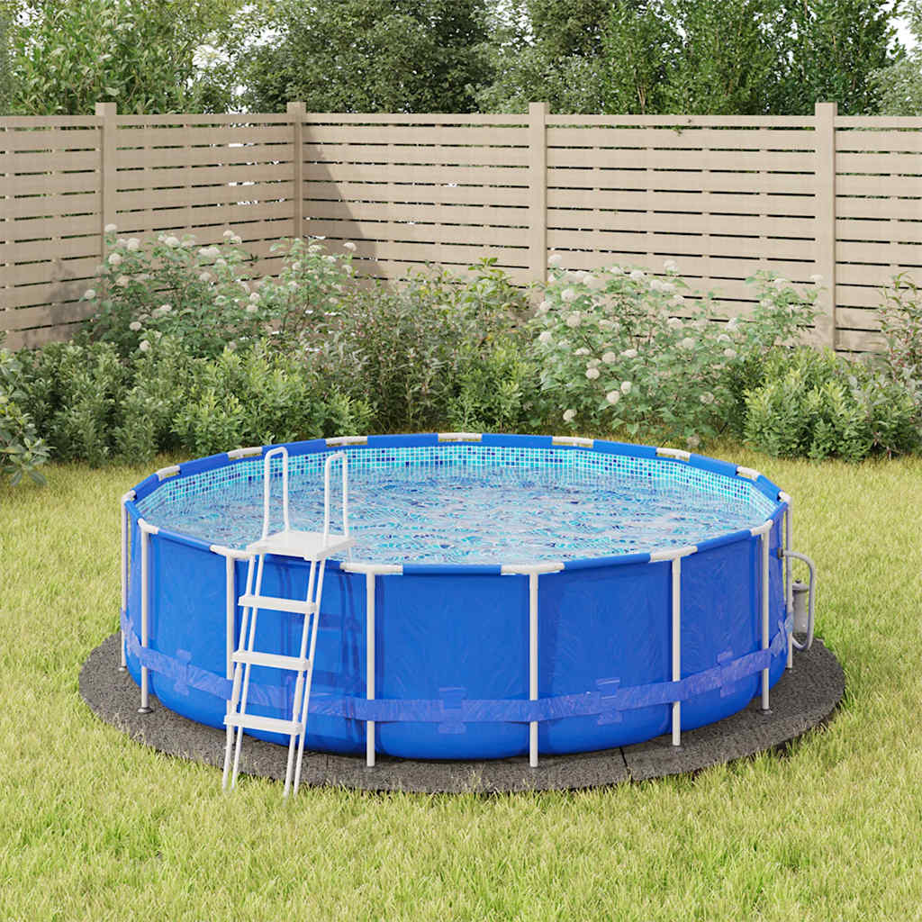 Pool Bodentuch Hellgrau Ø366cm