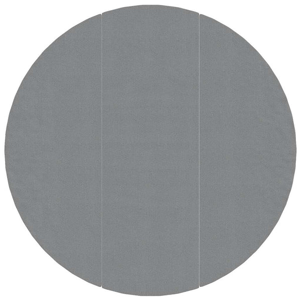 Pool Bodenschutzmatte Hellgrau Ø396 cm