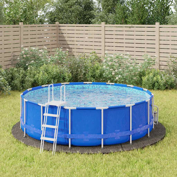 Pool Bodenschutzmatte Hellgrau Ø396 cm